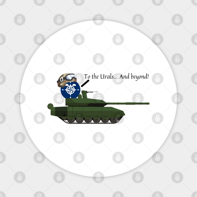 Nato countryball Magnet by firstsapling@gmail.com